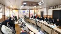 نشست دکتر علی رشیدی پور رئیس دانشگاه با رابطین امور بانوان دانشگاه به مناسبت میلاد حضرت فاطمه زهرا (س) و روز زن و مادر