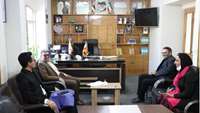 بازدید دکتر رشیدی پور رئیس دانشگاه علوم پزشکی استان سمنان از خبرگزاری ایرنا