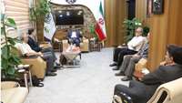 دیدار اعضای هیأت مدیره مؤسسه خیریه بیمارستان کوثر سمنان با رئیس دانشگاه علوم پزشکی استان سمنان
