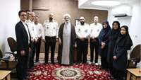 دیدار رئیس و مسئولان اورژانس ۱۱۵ دانشگاه با نماینده رهبر معظم انقلاب در استان سمنان 