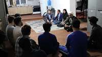 نشست معاون فرهنگی و دانشجویی دانشگاه با دانشجویان خوابگاههای پسرانه شهید قندی و اندیشه