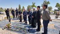تجدید پیمان دانشگاهیان علوم پزشکی استان سمنان با شهید مدافع سلامت اکبر ناظری‌پور