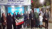 برپایی میز آموزش و ارتباطات مردمی حوزه معاونت آموزشی دانشگاه در موکب سلامت شب های اقتدار