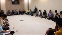 دیدار مسئولان دانشگاه با دانشجویان خوابگاه اندیشه در قالب طرح «دوشنبه‌های خوابگاهی»