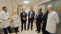 بازدید مسئولان استان سمنان از مرکز جامع تشخیص و درمان سرطان استان