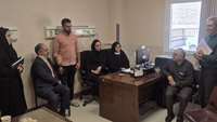 بازدید مدیر منابع انسانی دانشگاه از شبکه بهداشت و درمان و بیمارستان شهرستان مهدیشهر