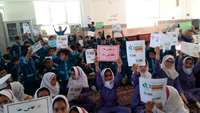 برنامه های آموزشی مرتبط با ایمنی غذا در دبستان مسلم ابن عقیل گرمسار