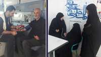 برپایی ایستگاه سلامت در نماز جمعه مصلی سمنان به مناسبت هفته دفاع مقدس و دهه اول محرم