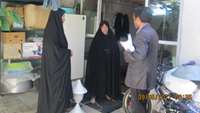 پایش کارشناس مدیریت و کاهش بلایای مرکز بهداشت سمنان از مهمانشهر افاغنه سمنان