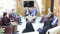 دیدار دکتر ناظم رضوی شهردار سمنان با رئیس دانشگاه علوم پزشکی استان سمنان