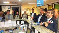 بازديد و تبريك مسئولين شهرستان از بيمارستان معتمدي گرمسار به مناسبت روز پرستار