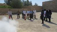 برگزاری برنامه آموزشی آشنایی با اطفاء حریق در شهرستان سرخه 