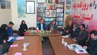 نشست رئیس دانشگاه علوم پزشکی استان سمنان با اعضای هیئت تحریریه روز نامه پیام