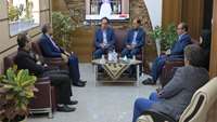 دیدار سید حسین میر معینی مدیر امور شعب بانک رفاه کارگران استان سمنان با دكتر شادنوش رئيس دانشگاه علوم پزشکی استان سمنان