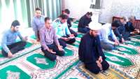 برگزاری مراسم پرفیض زیارت عاشورا در نمازخانه بیمارستان معتمدی گرمسار 