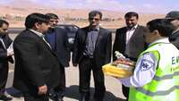 بازدید معاون فرماندار گرمسار و مدیر شبکه بهداشت گرمسار از پایگاه اورژانس