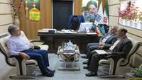 دیدار سیدعباس پور هاشمی قائم مقام دبیر کل مجمع خیرین سلامت کشور با دکتر شادنوش رئیس دانشگاه