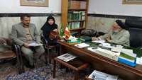 ديدار پرسنل شبکه بهداشت و درمان شهرستان گرمسار با امام جمعه شهرستان 