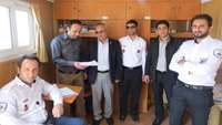 بازدید کیقبادی مسئول ستاد نوروزی شهرستان سرخه در طرح نوروزی