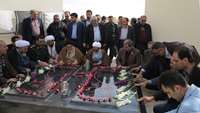 حضور حضرت آیت الله شاهچراغی نماینده ولی فقیه در استان سمنان و امام جمعه سمنان در آیین بزرگداشت شهدای گمنام دانشگاه