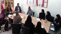 نشست رئيس دانشگاه با همكاران مرکز بهداشت دامغان