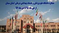 عملکرد دانشگاه علوم پزشکی و خدمات بهداشتی درمانی استان سمنان از دیماه 95 تا دیماه 96