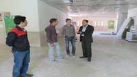 بازدید دکتر خادمی مشاور رئیس دانشگاه در امور عمرانی از دانشکده های بهداشت و پیراپزشکی شهرستان آرادان