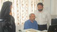 بازدید کارشناسان ایدز معاونت بهداشتی دانشگاه و مرکز بهداشت سمنان از اردوگاه حرفه آموزی و کاردرمانی