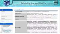 اعطای رتبه علمی پژوهشی به مجله  Middle East Journal of Rehabilitation  and heahth Studies دانشگاه