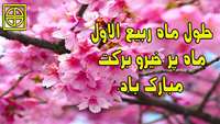 حلول ماه ربیع الاول مبارکباد.