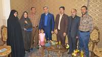 دیدار رئیس دانشگاه علوم پزشکی استان سمنان با پرستار دوران دفاع مقدس خانم طاهره بخشایی