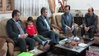 دیدار رئیس دانشگاه با ررزمنده سرافرازدفاع مقدس حسينعلي صفاخواه 