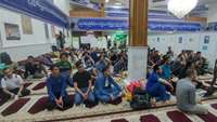 برگزاری اختتامیه مراسم معنوی اعتکاف با حضور حدود 200 نفر از کارکنان و دانشجویان در "دانشگاه علوم پزشکی استان سمنان