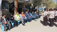 برگزاری مانور آمادگی در دبیرستان فیض شهرستان سرخه  