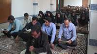 برگزاری مراسم معنوی زیارت عاشور در شبکه بهداشت درمان شهرستان سرخه.
