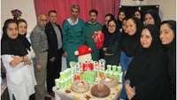 جشن ترخص نوزاد 600گرمی پس از حدود 3ماه از بخش  NICU مرکز آموزشی درمانی امیر المومنین (ع)
