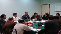 نشست مشترک تحقیقاتی دانشکده بهداشت دامغان با شرکت آب و فاضلاب روستایی سمنان
