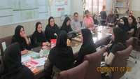 جلسه آموزشی خدمات نوین سلامت ( خطر سنجی) در مرکز بهداشت سمنان
