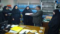دیدارمعاون امور فرهنگی بنیاد شهید با همکاران شبکه بهداشت درمان گرمسار