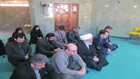 برگزاری مراسم دعای پرفیضل زیارت عاشورا در شبکه بهداشت آرادان