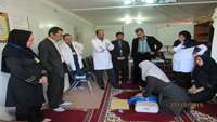 برگزاری آزمون عملی و تئوری CPR پیشرفته در بیمارستان 15 خرداد مهدیشهر
