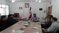 نشست دکتر پورمحمدی سرپرست شبکه بهداشت و درمان شهرستان دامغان با دکترعالمی مسئول درمانگاه شبانه روزی تأمین اجتماعی 