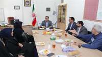 دیدار اعضاء هیئت مدیره نظام پرستاری شهرستان دامغان با دکتر پورمحمدی 