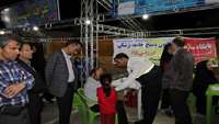 بازدید دکتر پورمحمدی از غرفه سلامت و مشاوره جشن خانوادگی بوستان سلامت واقع در پارک معلم دامغان