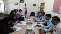 جلسه بررسی میزان آمادگی در حوادث غیرمترقبه در شبکه بهداشت و درمان شهرستان دامغان