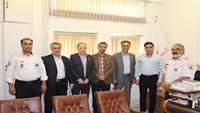 دیدار مدیر شبکه بهداشت و درمان شهرستان دامغان با رئیس جمعیت هلال احمر این شهرستان 