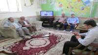بازدید از ایستگاه آتش نشانی گرمسار از سوی مسئولین درمانی آن شهرستان 