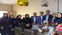 تجلیل از همکاران دفتر پرستاری بیمارستان‌ها توسط  دانشکده پرستاری  و مامایی 