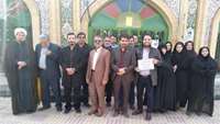 کارکنان بیمارستان معتمدی گرمسار با شهداء تجدید میثاق نمودند 