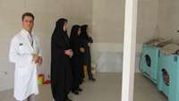 بازدید کارشناسان اداره محیط زیست سمنان از بیمارستان 15 خرداد مهدیشهر